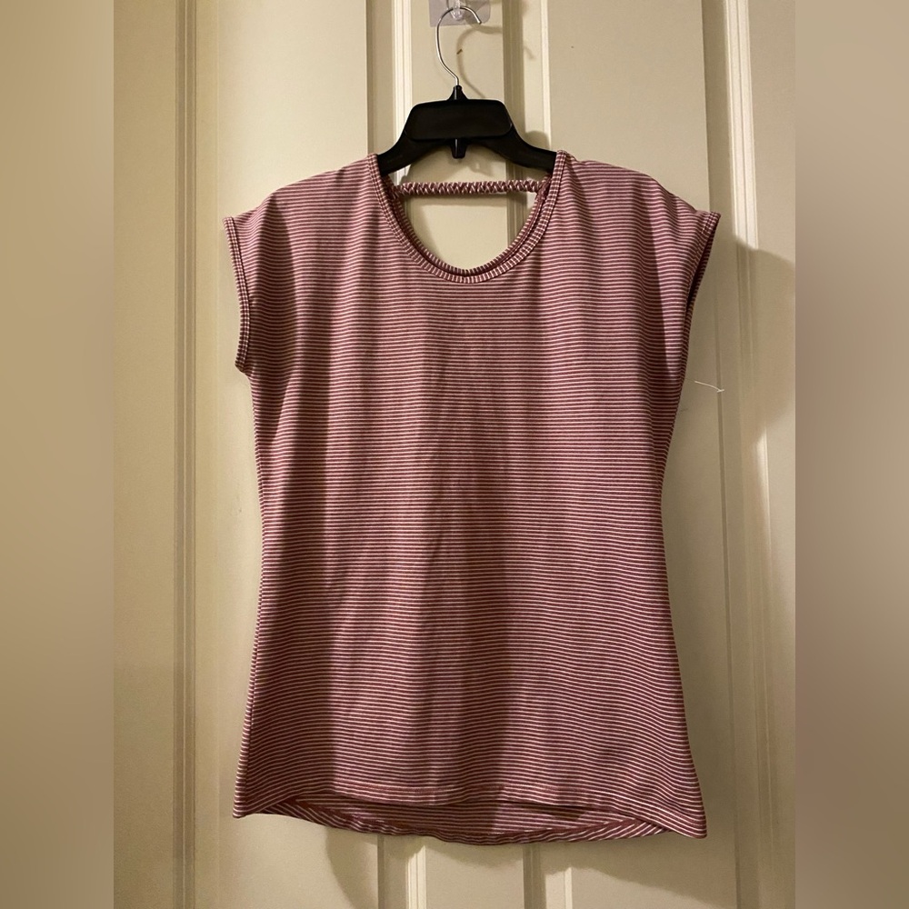 Striped Pink Women's Top